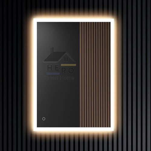 مرايا حمام مضيئه ثلاثة الوان قياس 50*70