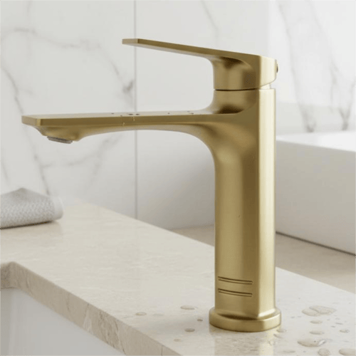 خلاط حمام فاخر ذهبي