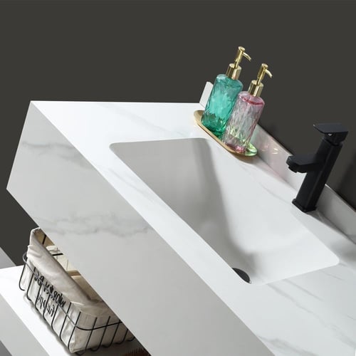 مغاسل دبل رخام صناعي حوضين 150 سم بورسلان حجر رخام...