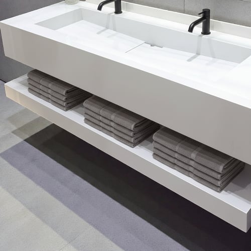 مغسلة مجالس شلال ابيض 150سم