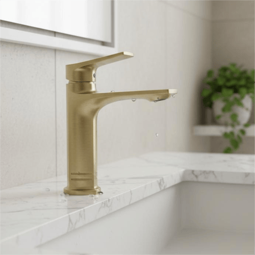 خلاط حمام فاخر ذهبي