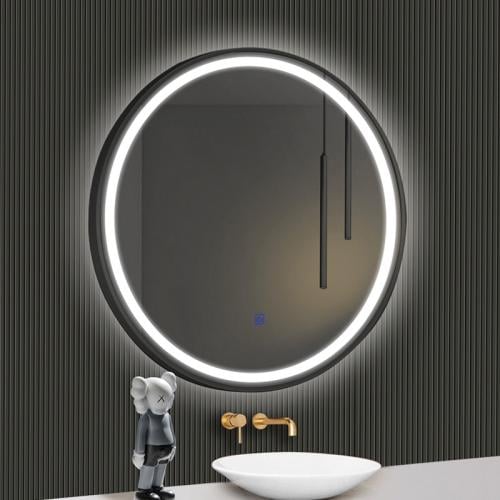 مرأة دائرية مضيئة قياس 100 سم ع ليد 3 الان