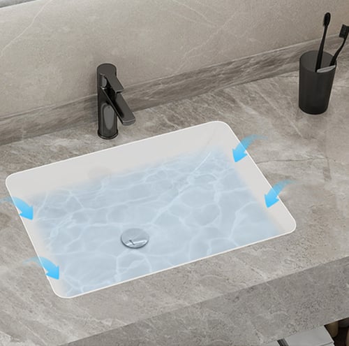 مغسلة رمادي رصاصي قياس 100 سم مع 3 ارفف ومرايا مضي...