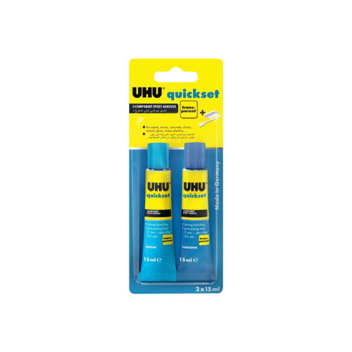 غراء مزيج شفاف UHU EPOXY