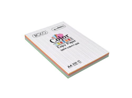 ورق تصوير ملون 50 ورقة A4 روكو | Roco Color Copy P...