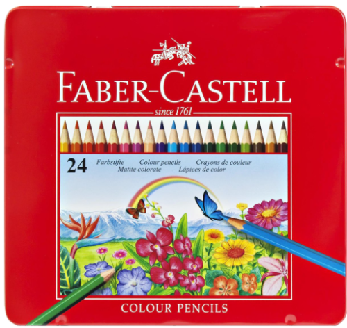 ألوان خشبية 24 لون فابر كاستل | FABER CASTELL 24 C...