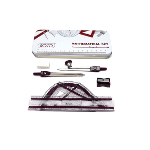 طقم هندسة حديد روكو | Metal Mathematical Set ROCO