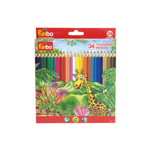 ألوان خشبية 24 لون فونبو | Wooden Colored Pencils,...