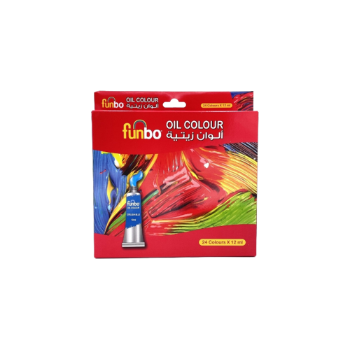 ألوان زيتية 24 لون فنبو | Oil Pastels, 24 Colors F...