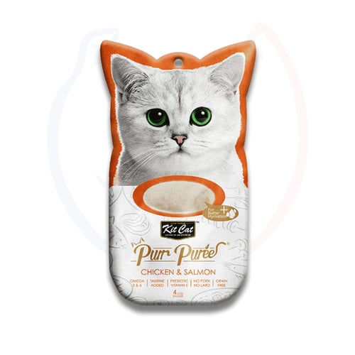 كت كات مكافآت دجاج وسالمون مهروس 15غ×4