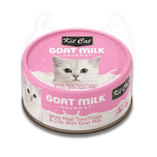 كت كات شرائح التونا مع السلطعون و حليب الماعز 70غ