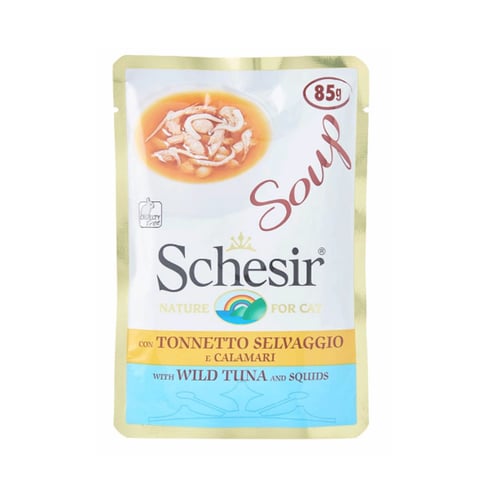 شيزر شوربة التونا البرية مع الحبار للقطط | وجبة سا...