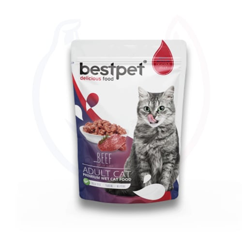 بيست بيت طعام رطب للقطط - لحم بقري بالجيلي 85 جم