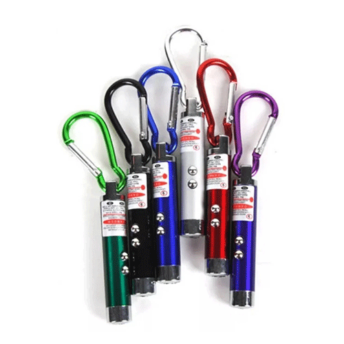 قلم ليزر 3 في 1 – لعبة ترفيه وتفريغ طاقة للقطط بأس...