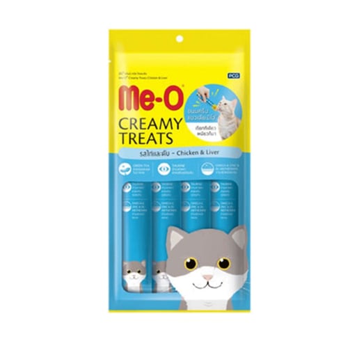 مياو مكافآت سائلة للقطط بنكهة الدجاج – 4 × 15 جم