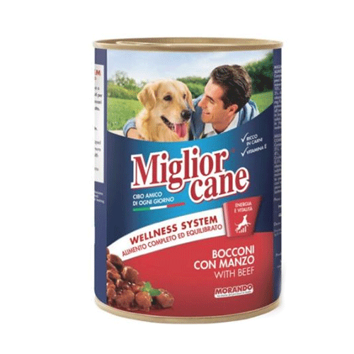 طعام رطب للكلاب ميجلور جاتو بلحم البقر 405 جم