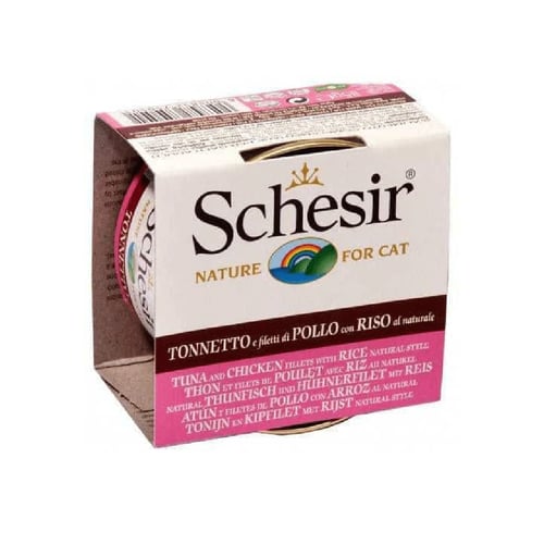 شيزر طعام رطب للقطط بالتونا والدجاج مع الأرز | 85...