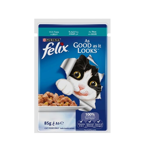 فيلكس آز جود آز إت لوكس طعام رطب للقطط البالغة بال...