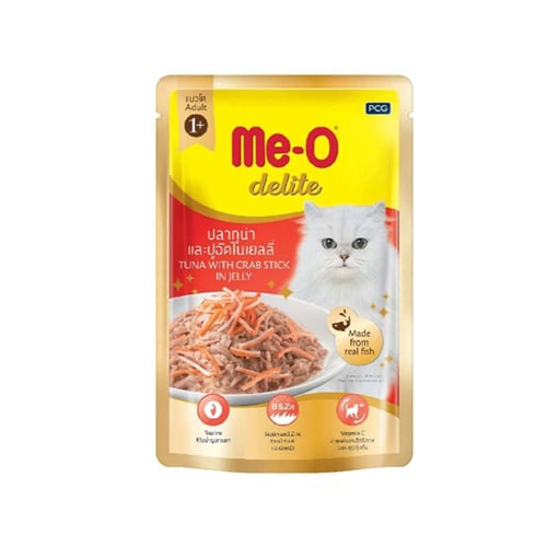 مياو طعام رطب للقطط البالغة بالتونا وأصابع السلطعو...