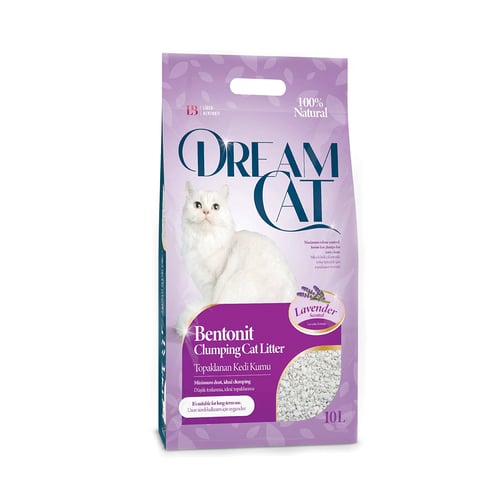 رمل دريم كات بنتونايت برائحة اللافندر – 20 لتر