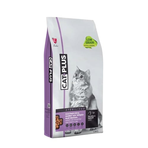 كات بلس طعام جاف للقطط المعقمة بالدجاج والأنشوجة 1...