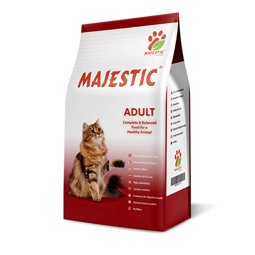 ماجيستك طعام جاف متكامل للقطط البالغة | 15 كجم