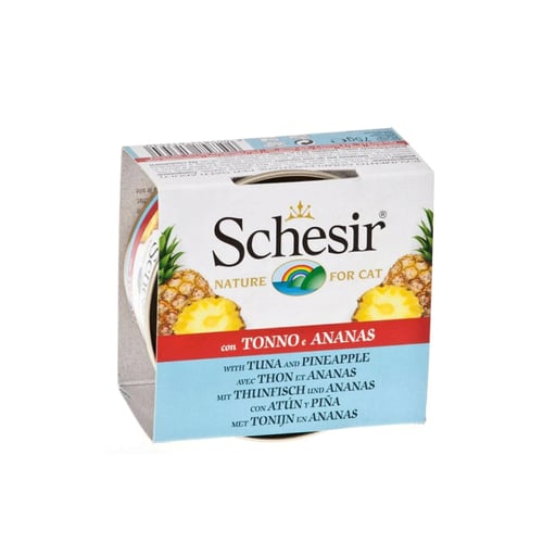 شيزر طعام رطب للقطط بنكهة التونة والأناناس 75 جرام