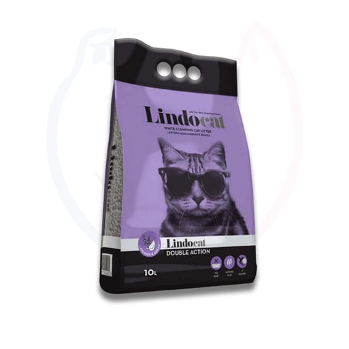 رمل دبل اكشن لافندر ليندو كات 10 لتر