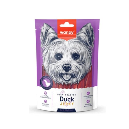 وانبي مكافأة جيركي لحم البط للكلاب 100 جرام