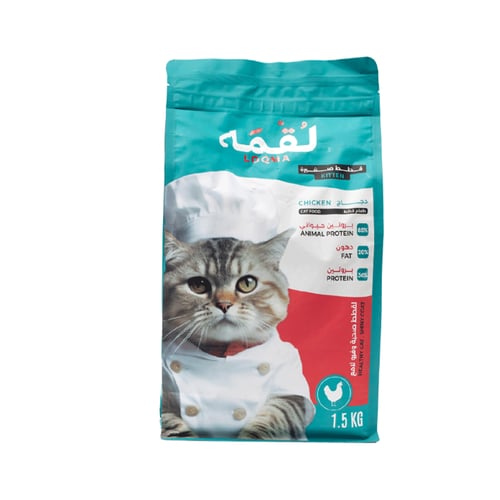 لقمة طعام جاف للقطط الصغيرة بالدجاج 1.5 كجم