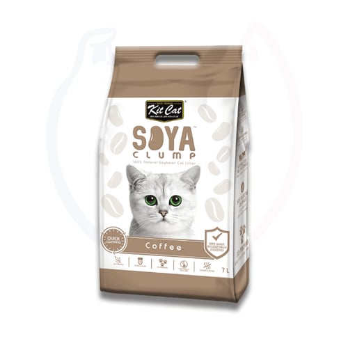 كت كات رمل الصويا رائحة القهوة 7 لتر
