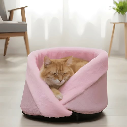 بيت قطط متعدد الألوان – سرير مريح وأنيق للقطط