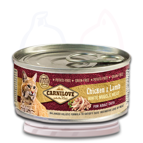 كرنيلوف - طعام قطط رطب دجاج + لحم ضأن 100غ