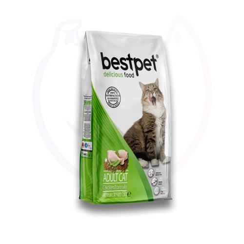 بيست بيت طعام جاف للقطط البالغة - دجاج وأرز - 15 ك...