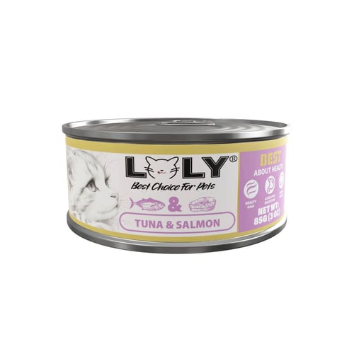 لولي كات طعام رطب للقطط بنكهة التونة مع السلمون |...