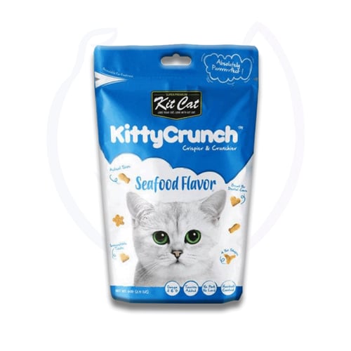 كت كات كيتي كرنش اظرف مكافآت بنكهة المأكولات البحر...