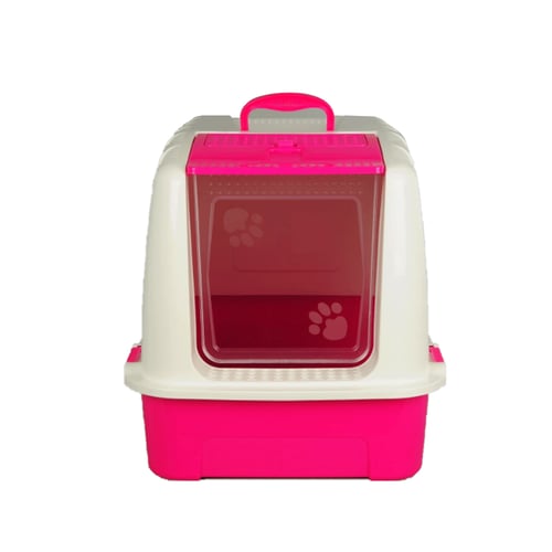 صندوق فضلات القطط عملي وسهل التنظيف