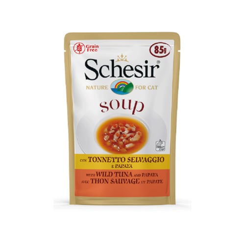 شيزر شوربة التونا البرية مع البابايا للقطط | وجبة...