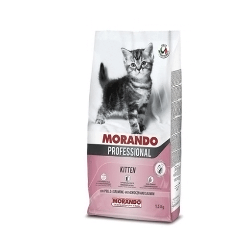 طعام جاف للقطط الصغيرة – موراندو دجاج وسالمون 1.5...