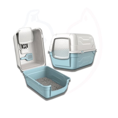 صندوق فضلات القطط جيوربلاست روتوتواليت مقاس 40 ×40...