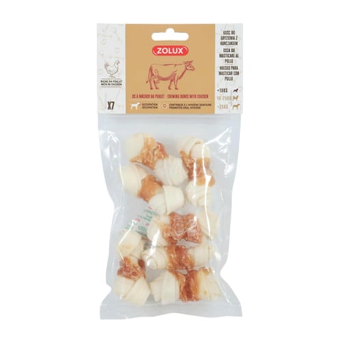 زولكس مكافآت مضغ للكلاب بنكهة الدجاج – 90 غ