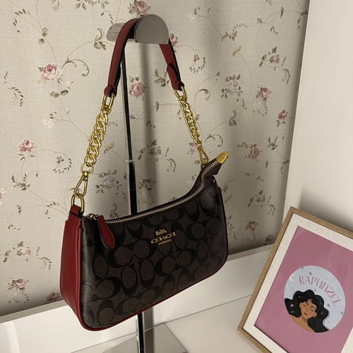 كوتش تيري بني وأحمر 22 سم