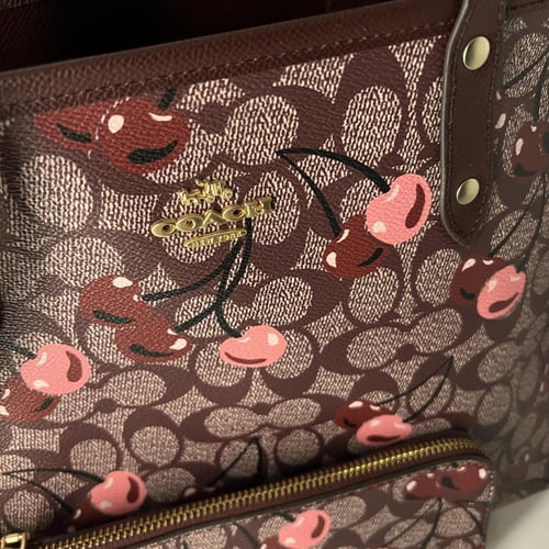 كوتش توت باق تشيري 32cm- عنابي