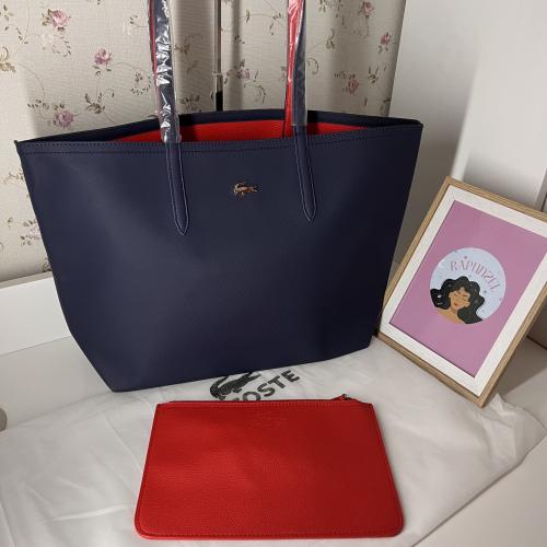 لاكوست توت باق 35cm - كحلي وأحمر