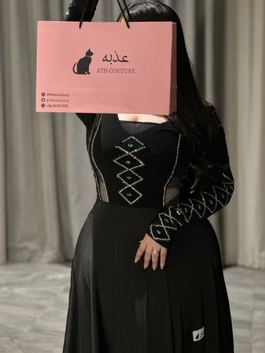 فستان كلوش اسود
