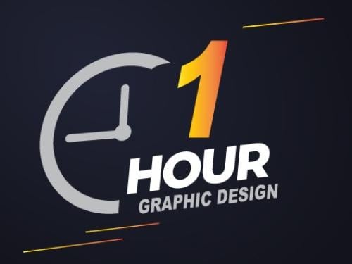 Graphic design package 1 hour (urgent)