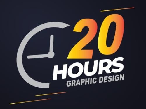 Monthly package graphic design 20 hours