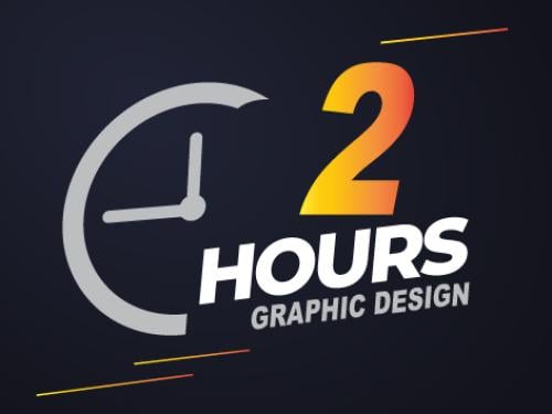 Graphic design package 2 hours (urgent)