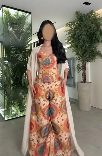 طقم الترند مع شال