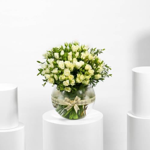 فازة البيبي روز الأبيض